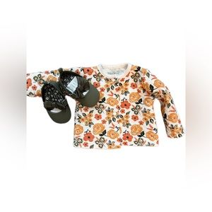 Baby Girl Floral Sweater Bundle 0-3mo
